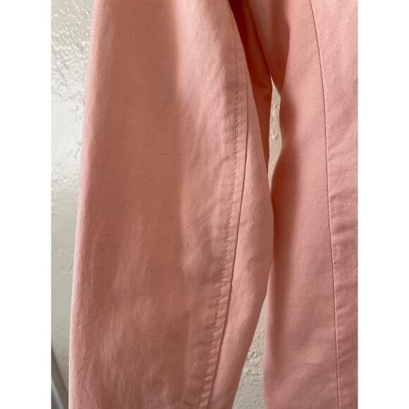 Banana Republic Linen Cotton Blazer Jacket Spring Work Wear Office Professional - Picture 9 of 9